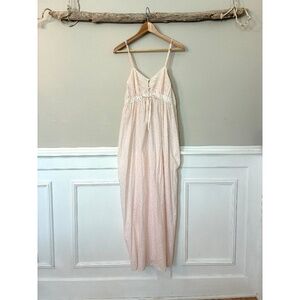 Vintage Darling Light Pink Polka Dot Nightgown